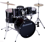 Ludwig LC125-1 Black Combo Drum Set